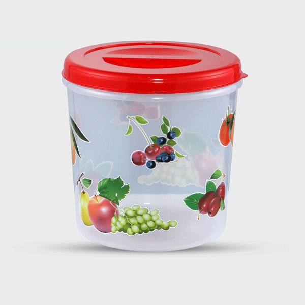Storage Container 26L Printed - Trans