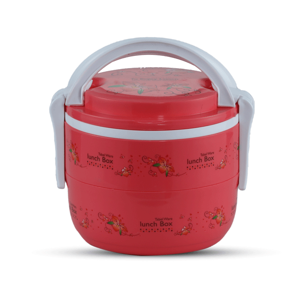 Double Tiffin Box Ro Light Pink