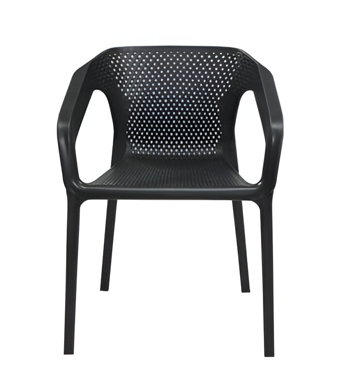 Stylee Cafe Arm Chair - Black