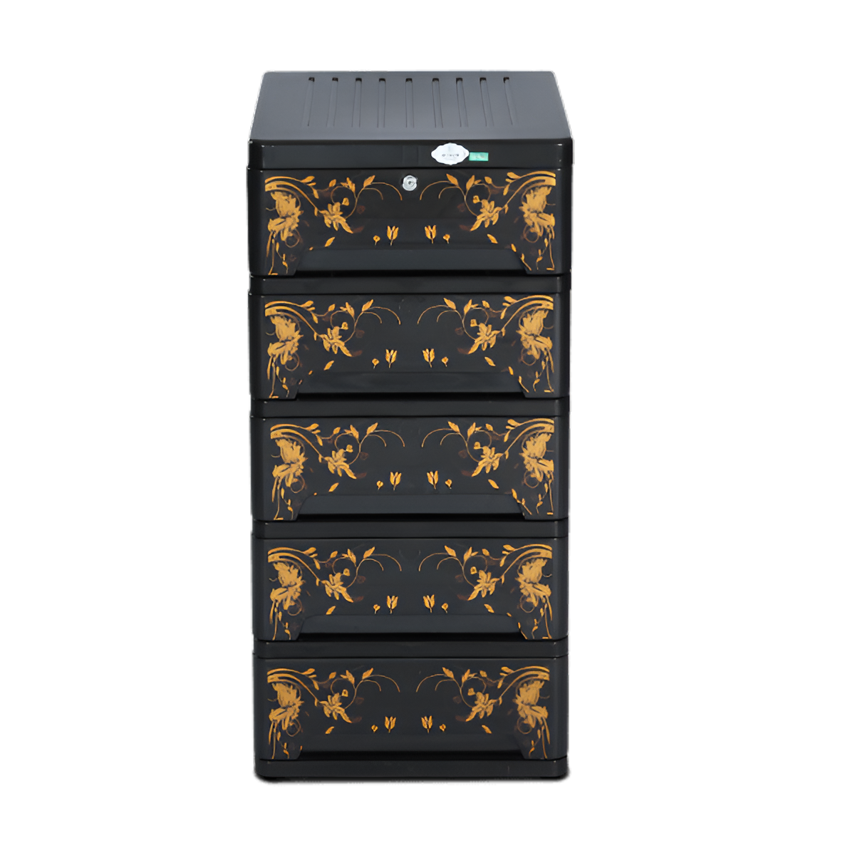 Classic Closet 5 Drawer - Gold