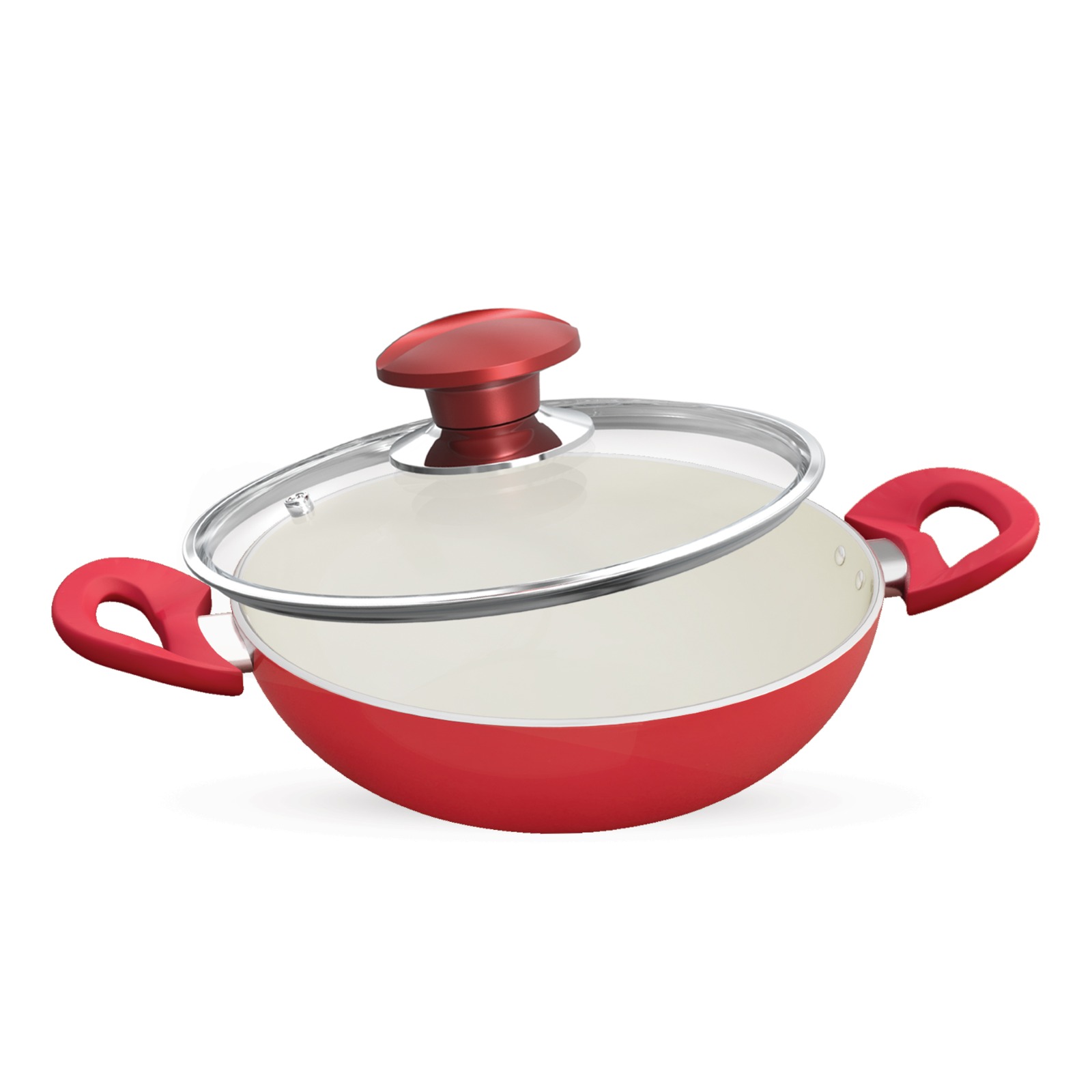 TPR NS Ceramic Coated Karai With Lid IB 26 CM