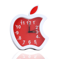 Apple Table Clock-Red