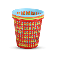 Round Laundry Basket 45 CM - Assorted