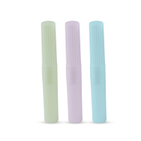 Portable Tooth Brush Holder 3 Pcs Set -Assorted